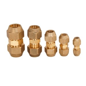 HVAC Copper Tube Straight Coupler Connector for AC Refrigeration Pipe Extension (1/4 3/8 1/2 5/8 3/4 inch Sizes)