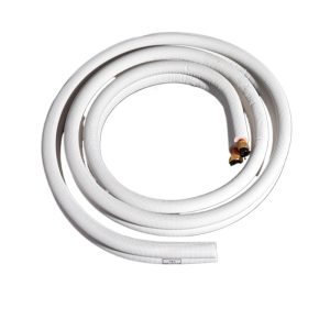 Pure Copper Insulated Refrigeration Coil Tube (6.35x0.6mm/9.52x0.6mm) for 1-1.5HP AC Units, Extended Lengths Replaces Universal HVAC Connecting Pipes