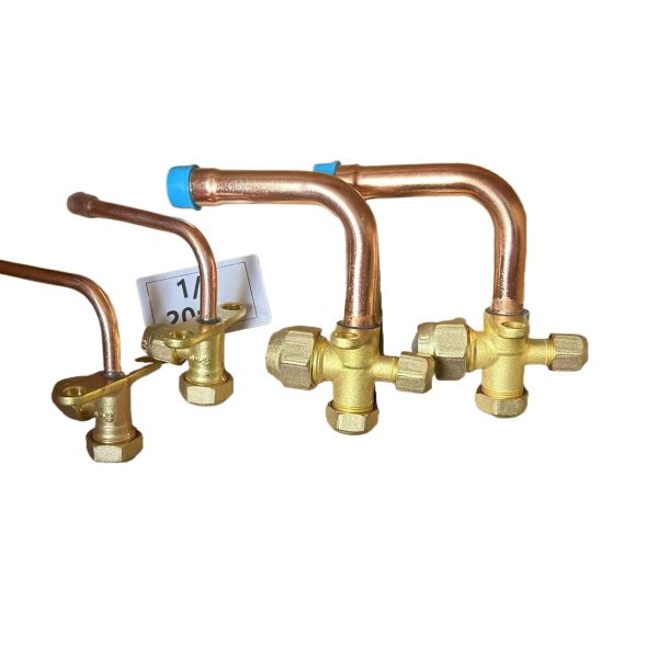HVAC Air Conditioner Bent Tube Shut-off Valve (2-5分的规格全) Made of Pure Brass Ensures Oil Resistance and Corrosion Protection - รูปภาพ 3