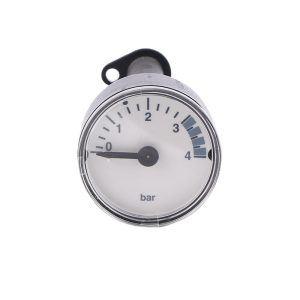 Axial Pressure Gauge 40mm Black Plastic Casing Pipe Type Pressure Meter JTV40B for HVAC Systems