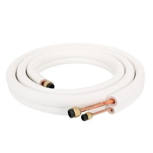 No-Welding Double-Layer Embossed Cotton Copper Air Conditioner Pipe (6.35*0.6/9.52*0.6) for 1P Variable/Fixed Frequency AC Units