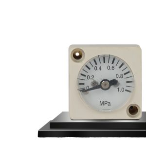Pneumatic Air Pressure Regulator Gauge (Square Pressure Gauge) 0-1.0 MPa, 2.5% Accuracy, 27MM for Air Compressor Systems