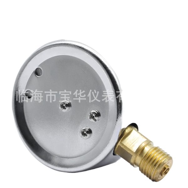 Y-60 Methane Pressure Gauge (0.1-25MPa) for HVAC Systems, Brass Connector, ISO Certified - 이미지 3