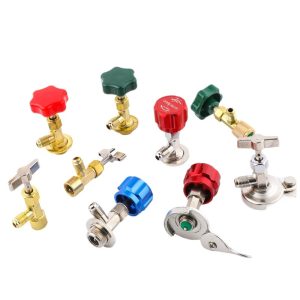 Automotive Refrigerant Tap Valve Kit (Various Specifications, Anti-Backflow, Leak-Proof Seal) for R22 R134a R410a Systems
