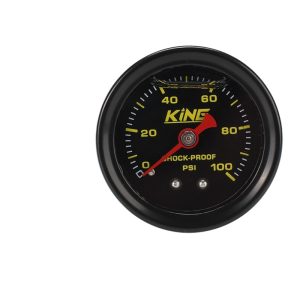 YN40 Shock-Proof Pressure Gauge (0-100 PSI) for Water Pressure, Air Pressure, Oil Pressure, Vacuum Systems