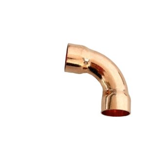 Thickened R410a Copper 90 Degree Large Radius Elbow Flare Connection Easy Weld High Pressure Corrosion Resistant