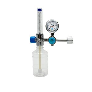 Oxygen Inhaler Flowmeter Regulator Brass Medical Oxygen Reducing Valve with Gauge YQY-740L
