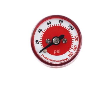 Y25 Axial Plastic Case Pressure Gauge 1MPa (0-150 PSI) High Precision Vacuum Pressure Gauge with 276-8756 PNEU Part Number for Stone Lifter, Air Pump Vacuum Disc, Sucker Machine