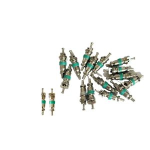 HVAC Refrigerant Charging Valve Core (Brass, R410 High Pressure Resistant) for Car Air Conditioning Systems