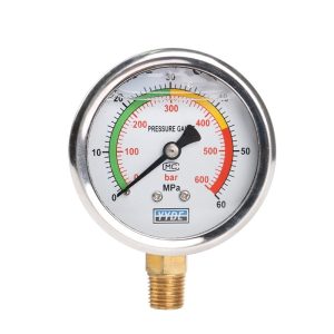 Industrial Automatic Mechanical Pressure Gauge Y60 0-0.1MPa Pressure Meter for HVAC Systems