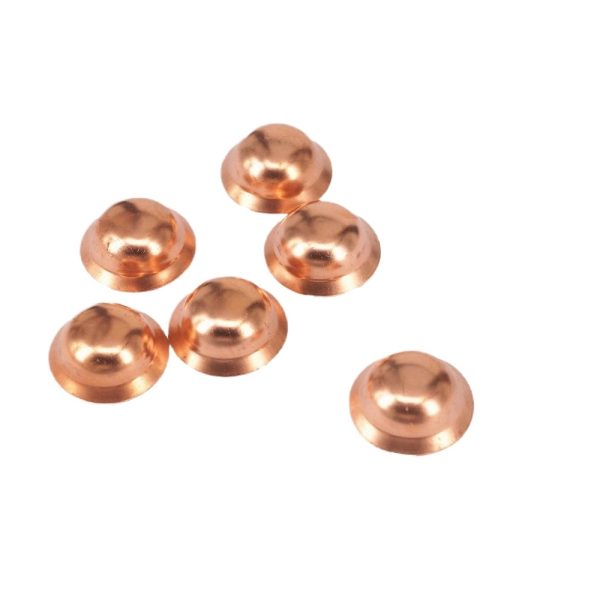 Copper Sealing Cap Plug (5mm-12mm Diameter, Easy Solder, Corrosion Resistant) for HVAC Refrigeration Systems
