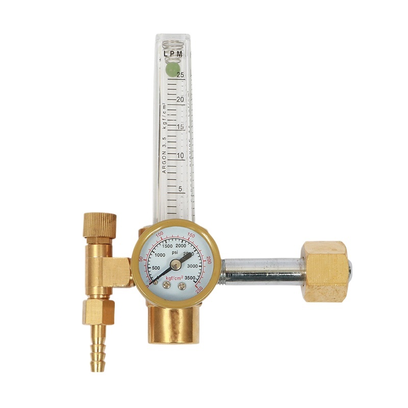 Yongheng HM-AR01 Argon Gas Pressure Regulator with Flow Meter and Heater - Full Copper, Factory Direct Supply - Image 2