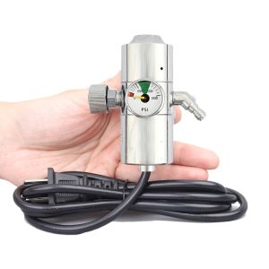 Energy Saving CO2 Heated Pressure Reducer Regulator Gauge for MIG Welding 0-3000 PSI, 36V