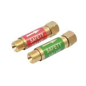 G3/8 Safety Valve for Torch Welding Gun Oxygen Acetylene Pressure Reducer
