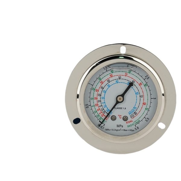 Refrigerant Pressure Gauge (1.8MPa, 3.8MPa, R134a, R404A, R22, R407C compatible) for HVAC AC Refrigeration Systems - Изображение 3