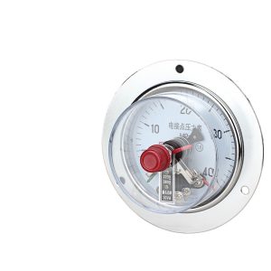Electrical Contact Pressure Gauge YXC100ZT Axial Panel Mount (0-60 MPa, Accuracy 1.6) for Oil Water Gas