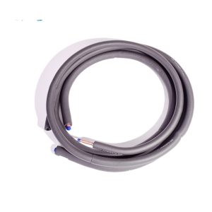 Insulated Copper Aluminum HVAC Line Set (9.53mm OD x 0.6mm + 15.88mm OD x 0.7mm) compatible with 3-30 Ton AC Systems