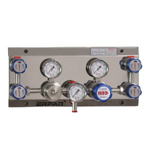 ERFAN Semi-Automatic Changeover System Manifold Diaphragm Valve Automatic Control Panel 316L Adjustable for HVAC Systems