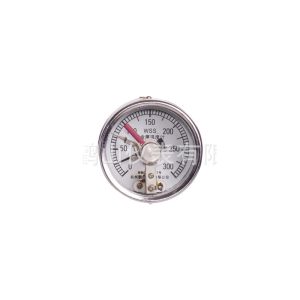 Bi-Metal Contact Thermometer WSSX71 (Axial Type, 60mm Dial, 0-300°C) for Industrial HVAC Systems