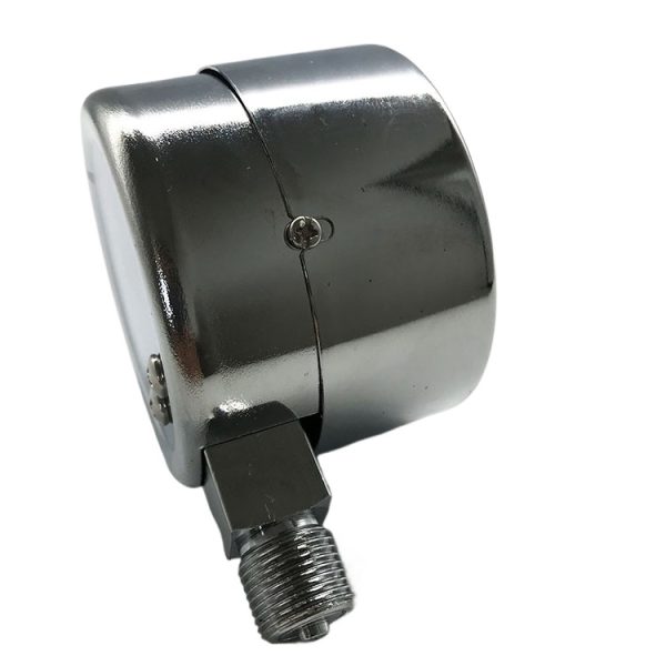 Membrane Pressure Gauge YE75 (0-10 kPa/0-1000 mmH2O) Round Silver Dial with 2.5 Accuracy for Natural Gas Systems - Image 3