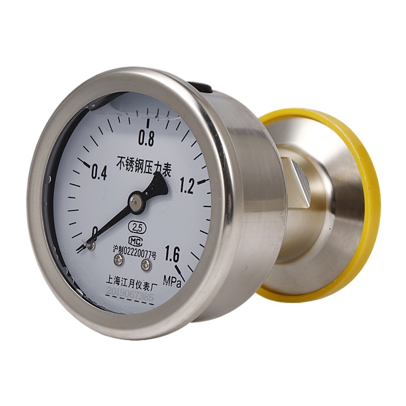 Radial Stainless Steel Pressure Gauge Y-60BF/MC/Z (0-1.6 MPa, 60mm Diameter) for Industrial Applications - Image 3