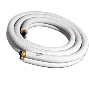 Cuprum Air Conditioner Extension Copper Pipe (6.35mm x 0.6mm + 12.7mm x 0.6mm, 3 Meters) for HVAC Systems