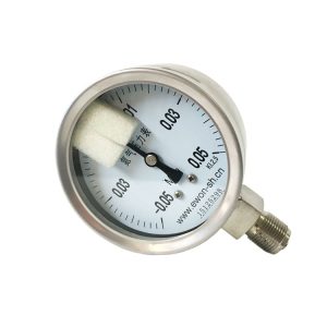 Stainless Steel Nitrogen Pressure Gauge Y-150H/Y-150 (Y-150 model, 1.6/1.0 Accuracy, M20*1.5/G1/2/1/2NPT Connection) for Industrial HVAC Systems