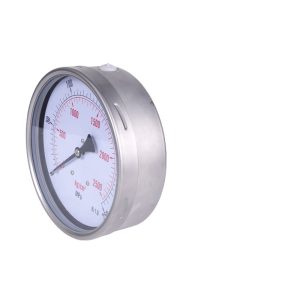 YN150 Axial Eccentric Stainless Steel Pressure Gauge Vacuum Wholesale Shock-Resistant Pressure Gauge for Industrial Steam High-Temperature Applications