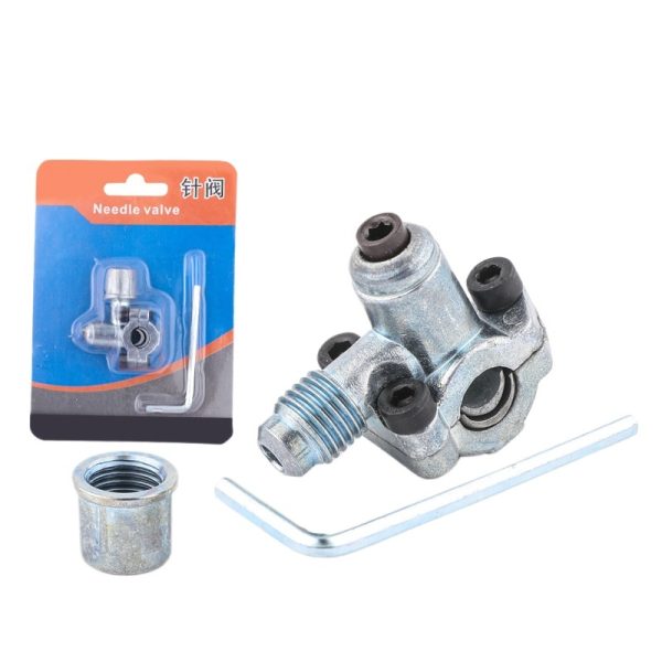 Piercing Valve for Refrigerator & HVAC Systems (6mm 8mm 10mm Universal) - No Fire Welding Copper Pipe Needle Valve for Freon Vacuum/Refrigerant Recovery