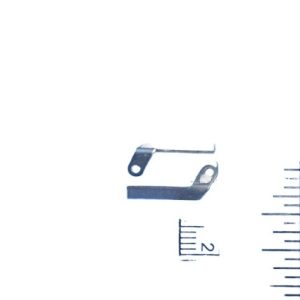 Stainless Steel Pressure Gauge Spring Tube Fitting 1.5" (L 23.3mm W 3.3mm Hole 1.4mm) for Instrumentation Systems Replaces 1076#