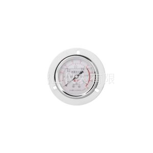 YN63ZT Pressure Gauge 63mm Axial Shock-Resistant Glycerin Filled 0.1-60 MPa for Industrial HVAC Systems