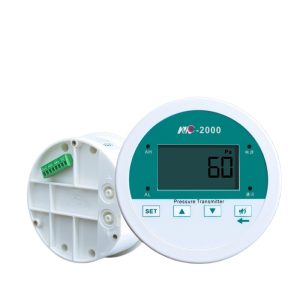 MENGCHUAN Instrument Digital Micro Differential Pressure Transmitter (Model AVC-2000, 0-60Pa to 0-3000Pa / ±60Pa to ±3000Pa, 1% Accuracy, 485 Communication, Upper/Lower Limit Alarm) for HVAC Systems