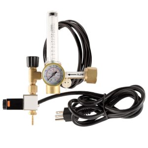 CO2 Pressure Regulator with Solenoid Valve and Flow Meter for Hydroponics Welding YQT-191
