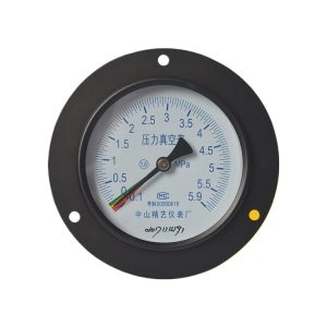 ZYLB.CN Precision Instrument Pressure Vacuum Gauge YZ-100ZT -0.1~5.9MPa with Axial Front Flange for HVAC Systems Replaces YZ-100ZT