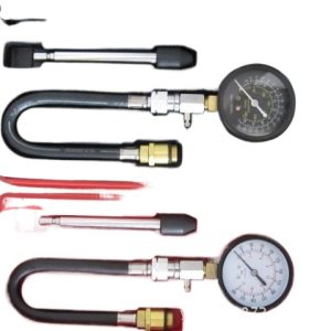 Automotive Engine Oil Pressure Gauge Tester Kit with Adapters for Small Cars