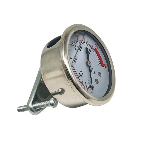 Axial 60MM Stainless Steel Oil-Filled Pressure Gauge (1 MPA 150 PSI) for Air and Liquid Systems, Replaces 1MPA150PSI - รูปภาพ 2