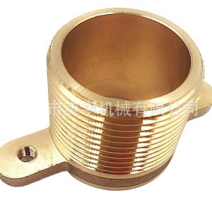 Brass Flange Type Externally Threaded Copper Nut Heat Exchanger Connector (1/2M-Φ16) for Heat Pumps