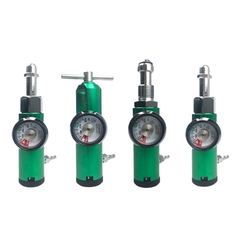 Oxygen Regulator (0-15 L/min Flow) with Humidifier Bottle and Tube for Medical Oxygen Cylinders, CGA540 - Image 3