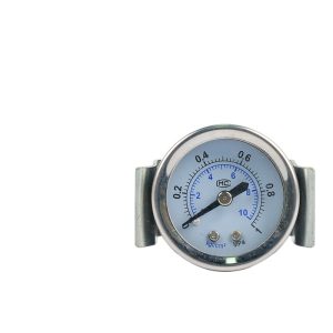 Mounted Pressure Gauge Axial Pressure Gauge Y40 (0-1 MPa) for Pneumatic Experiments Replaces NC-Y40-BP01