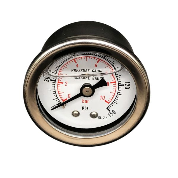 Y40MM Axial Black Electrophoresis Pressure Gauge (-0.1-1 MPa) for Air Compressor Pneumatic Tools, Replaces HVAC Vacuum Pressure Gauges - Изображение 3