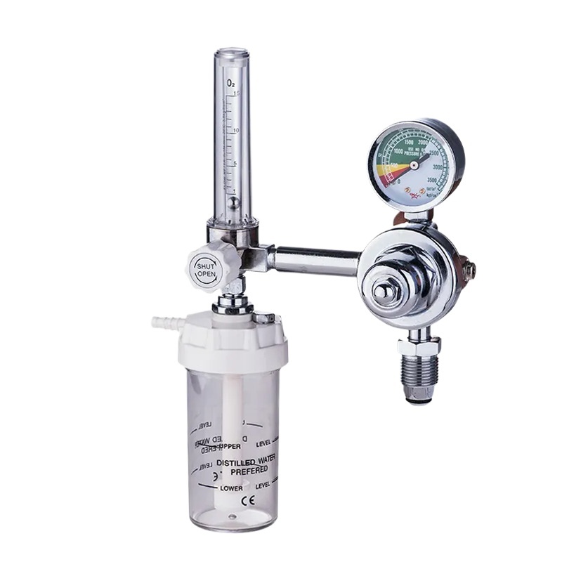 PT-R Oxygen Pressure Gauge Nasal Bovine Vertical Inlet Float Oxygen Inhaler for Medical Gas Supply Systems - Image 5