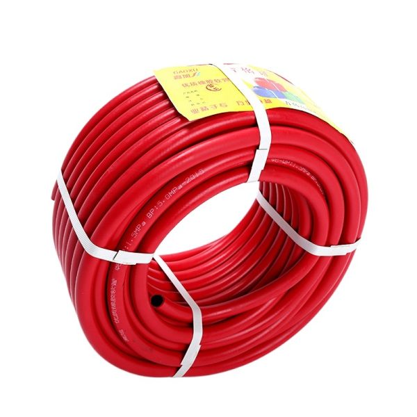 GAOXU High Pressure Oxygen Acetylene Hose, Heavy Duty Natural Rubber Gas Welding Pipe, Temperature Resistant for Industrial Welding & Cutting (GX1689, Red) - 이미지 3