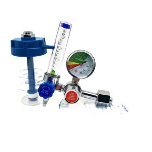 Medical Oxygen Inhaler Flowmeter Pressure Reducer (0-25 MPa, 1-15 L/min) for Oxygen Cylinder Regulator