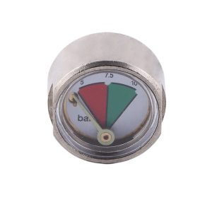 Axial Metal Pressure Gauge Y25 (0-10bar/psi, 25mm Diameter) for HVAC Systems