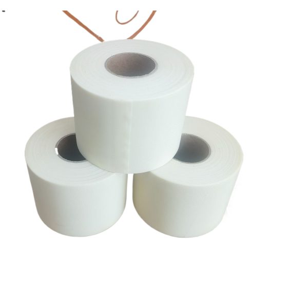 White PVC Air Conditioner Insulation Tape (Multiple Sizes) for HVAC Ductwork & Copper Pipes - Imagem 2