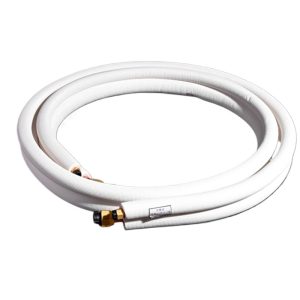 Copper Refrigerant Line Set (6.35*0.6/15.88*0.7mm, 3 Meters) for HVAC Systems, Universal AC Extension Pipe, Replaces YD-YHM-小3P-190401-3