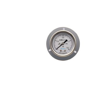 Axial Stainless Steel Pressure Gauge YN50ZT (0-1.6MPa) for Oil Hydraulic Air Water Pressure Systems, Replaces YNZT-50