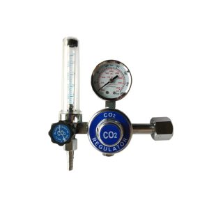 Durable CO2 Regulator with Flow Meter (200 PSI Pressure Gauge, 25 L/min Flow) for CO2 Systems