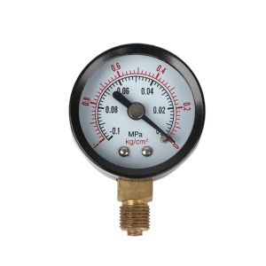 Vacuum Pressure Gauge -0.1 to 0.1 MPa ( -1 to 0.8 kg/cm²) Diameter 41mm Axial for Vacuum Pumps, Y40 Model