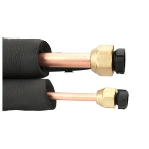 Durable AC Copper Aluminum Connecting Pipe (6.35*0.6/12.7*0.6) for 1.5P/2P Fixed/Variable Frequency Air Conditioners, Compatible with Universal HVAC Systems, Customizable Length